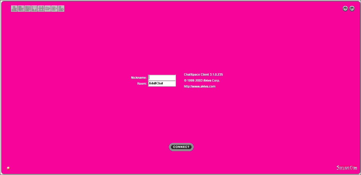 ChatSpace dark pink applet skin