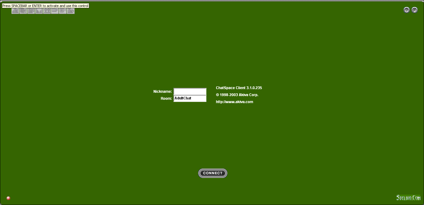 ChatSpace green applet skin